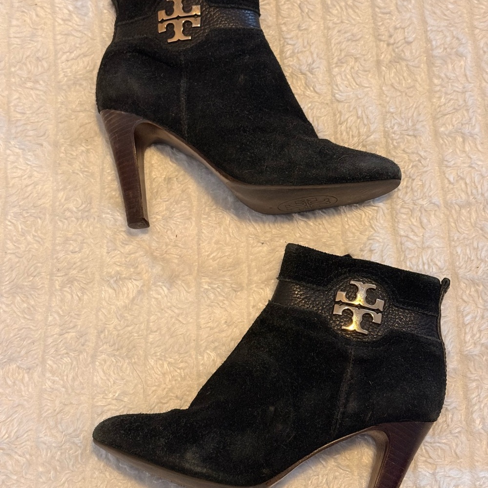 Black Suede Ankle Boots